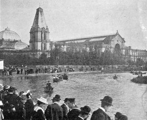 亚历山德拉宫殿的看法从湖的角落，从国王的例证，1901年5月25日 作者 英国摄影师